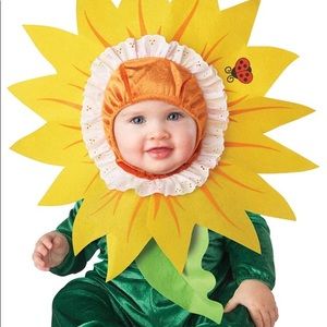 Baby sunflower costume 6-12